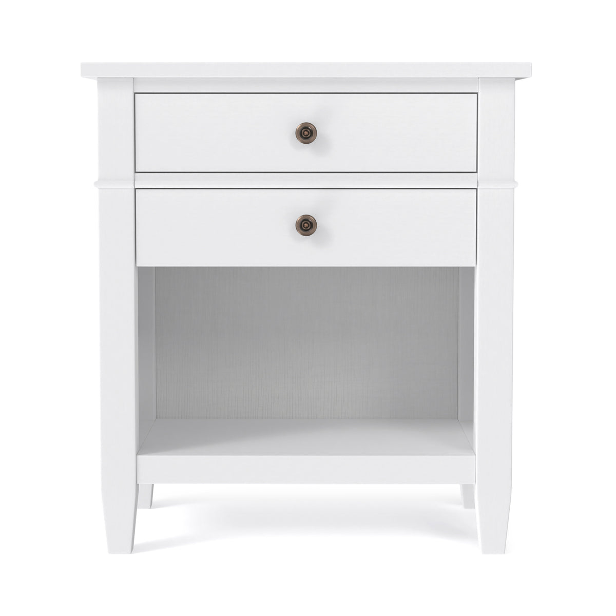 White | Carlton Bedside Table