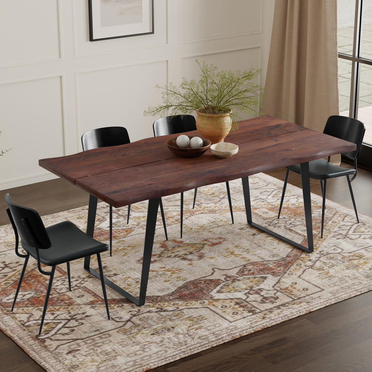 Dark Walnut | Delta Dining Table