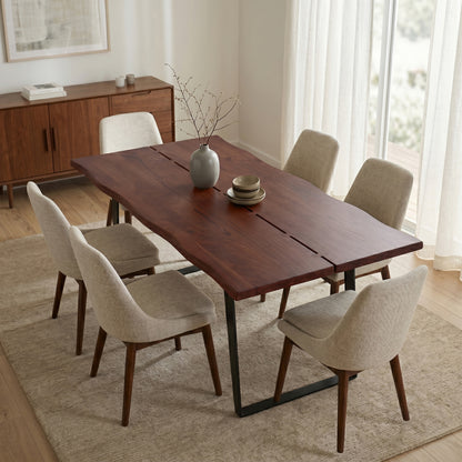 Dark Walnut | Delta Dining Table