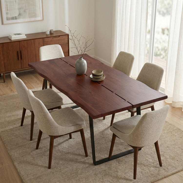 Dark Walnut | Delta Dining Table