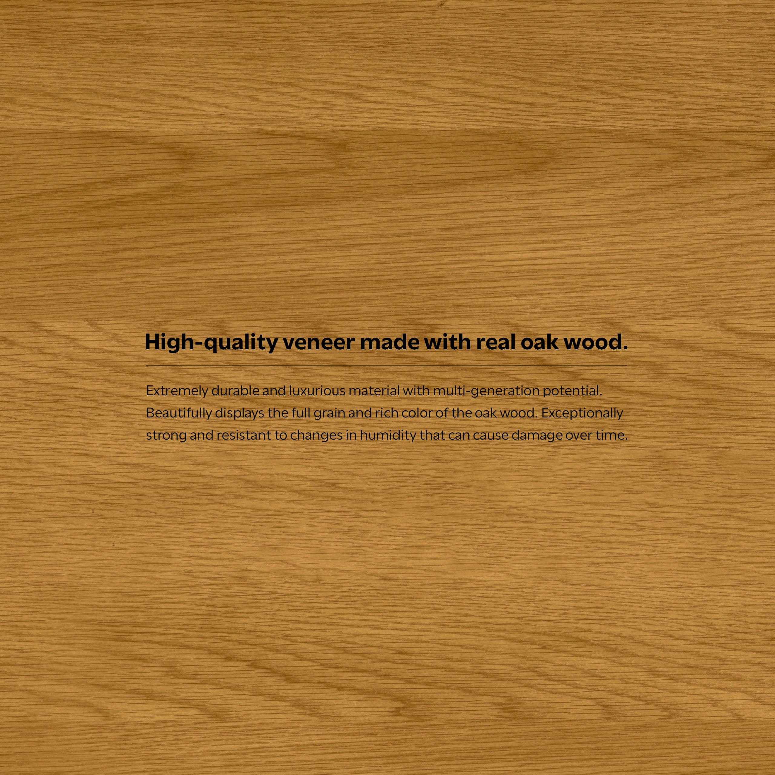 Oak Veneer Oak | Eastwood Square Dining Table in Oak