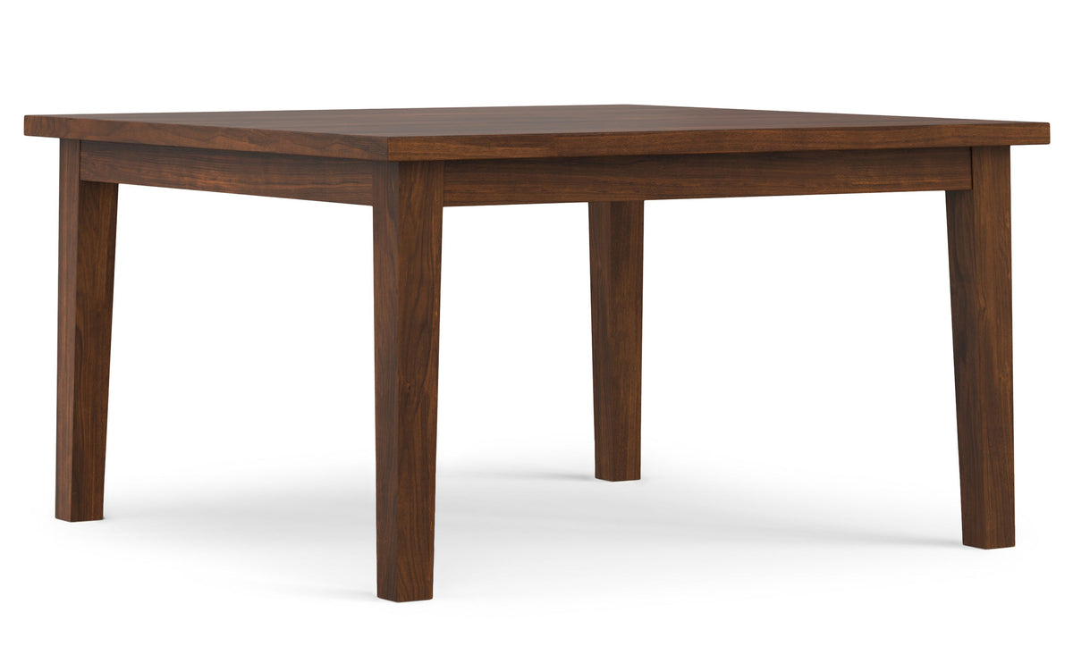 Charcoal Grey/Walnut Linen Style Fabric | Lowell / Eastwood 5 Pc Dining Set