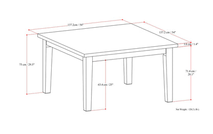 Charcoal Grey/Walnut Linen Style Fabric | Lowell / Eastwood 5 Pc Dining Set