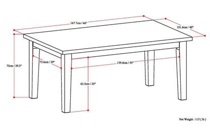 Oak Veneer Oak | Eastwood Dining Table