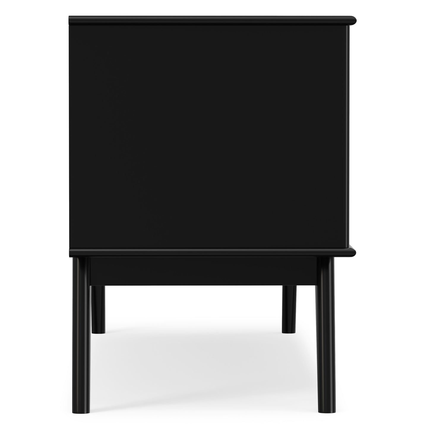 Black | Draper Mid Century Low TV Stand