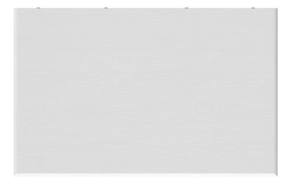 White | Draper Mid Century 64 x 22 inch Bookcase with Storage in Medium Auburn Brown