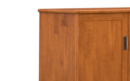Teak Brown | Draper Mid Century 4 Door Sideboard Buffet