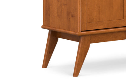 Teak Brown | Draper Mid Century 4 Door Sideboard Buffet