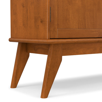 Teak Brown | Draper Mid Century Entryway Storage Cabinet