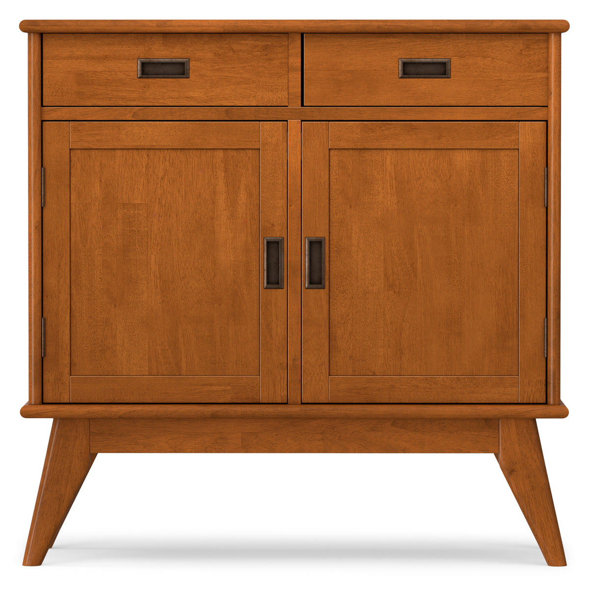 Teak Brown | Draper Mid Century Entryway Storage Cabinet