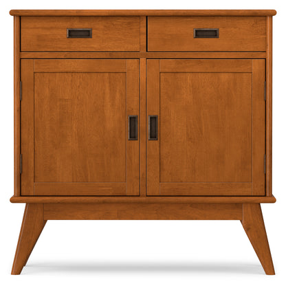 Teak Brown | Draper Mid Century Entryway Storage Cabinet