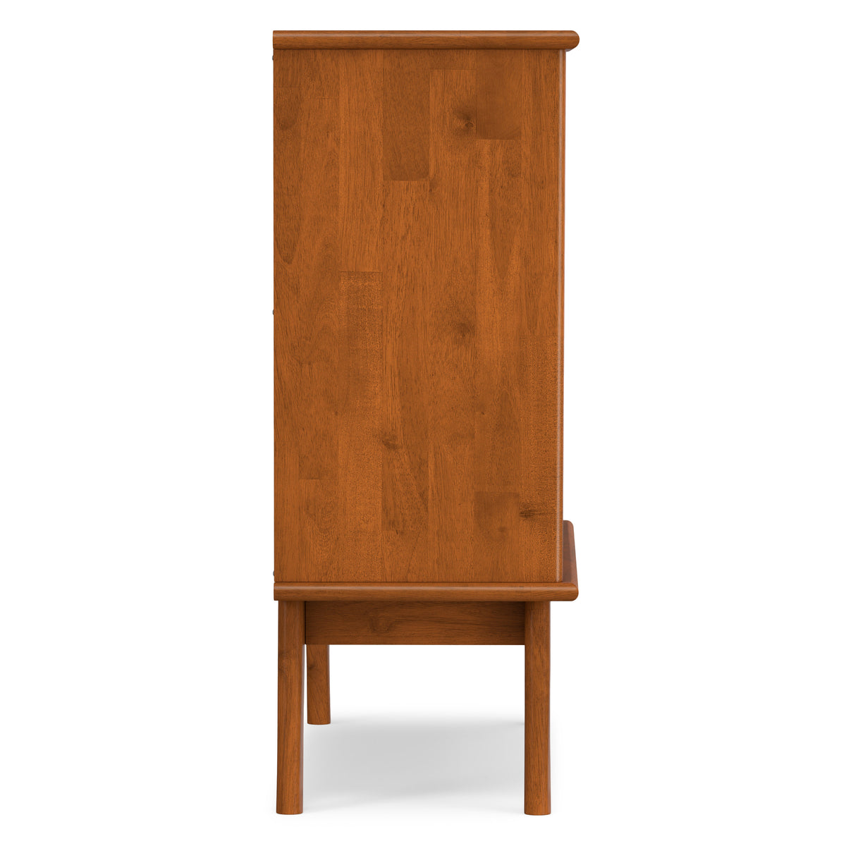 Teak Brown | Draper Mid Century Entryway Storage Cabinet