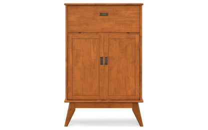 Teak Brown | Draper Mid Century Bar Cabinet