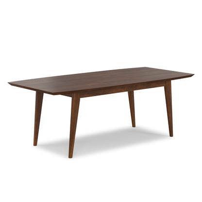 Walnut Walnut | Draper Mid Century Extendable Dining Table