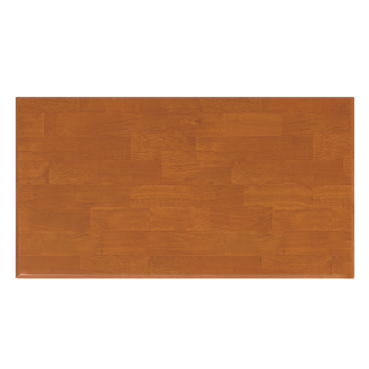Teak Brown | Draper 28 inch Bedside Table with 2 Drawers and Top Shelf