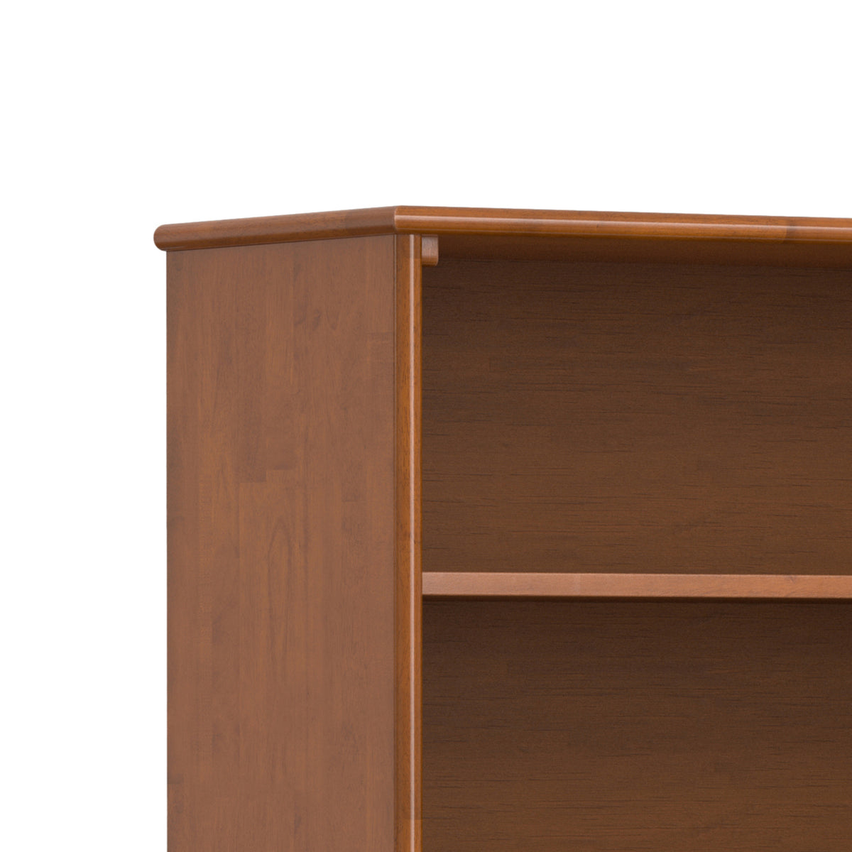 Teak Brown | Draper 6 Shelf Bookcase