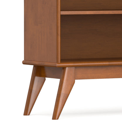 Teak Brown | Draper 6 Shelf Bookcase