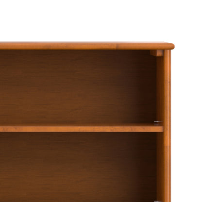 Teak Brown | Draper 6 Shelf Bookcase