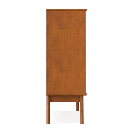 Teak Brown | Draper 6 Shelf Bookcase