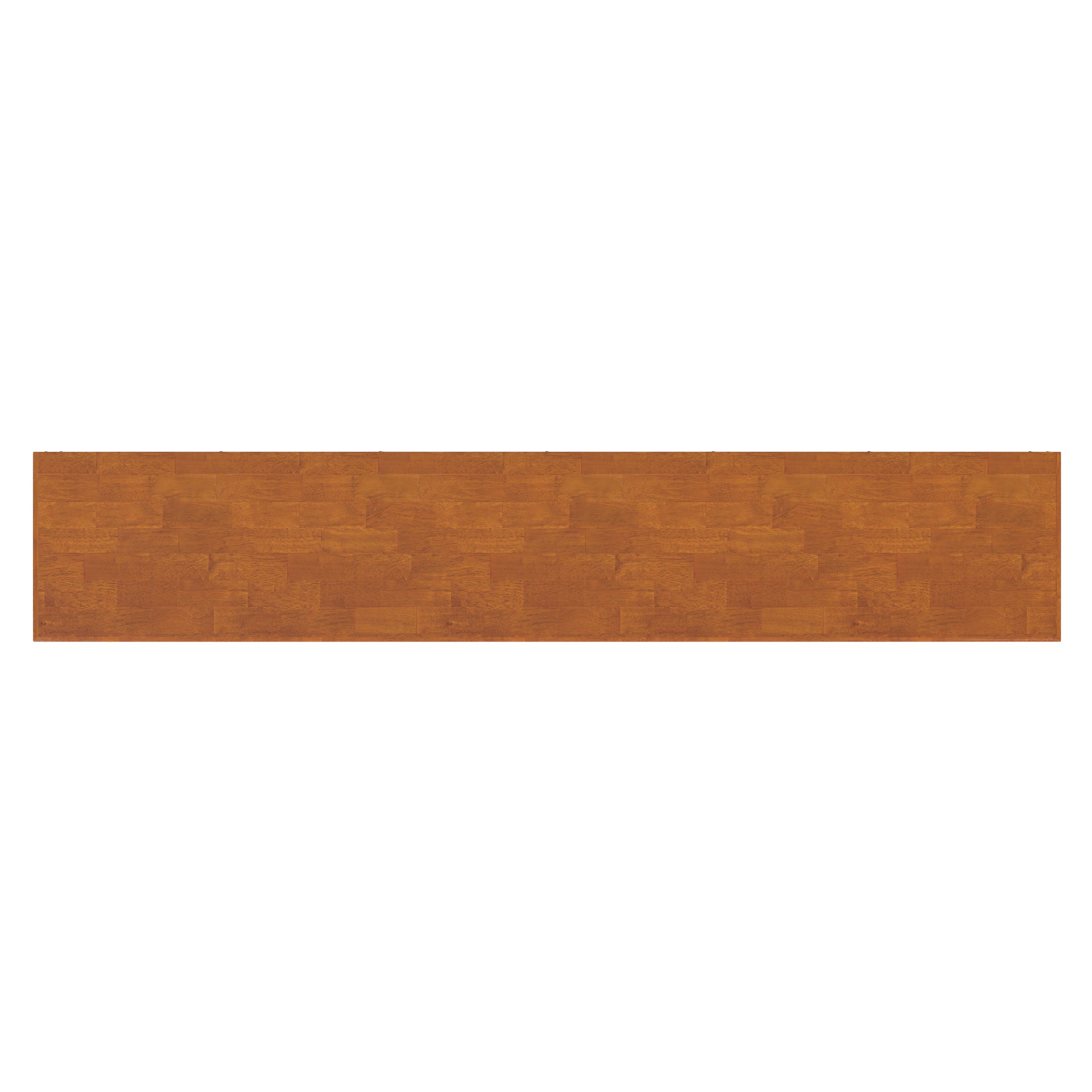 Teak Brown | Draper 76 inch 6 Shelf Bookcase