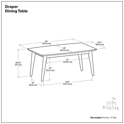 Oak Oak | Draper Dining Table