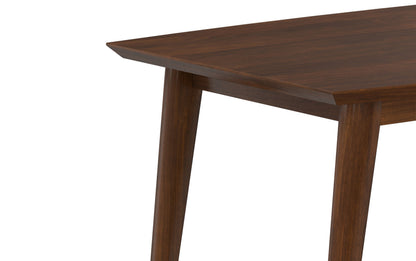 Black/Walnut Vegan Leather | Mavis / Draper 7 Pc Dining Set