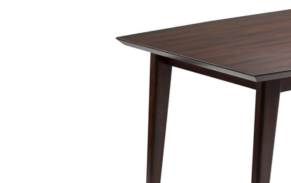 Distressed Brown Distressed Vegan Leather | Marana / Draper 7-Piece Dining Set