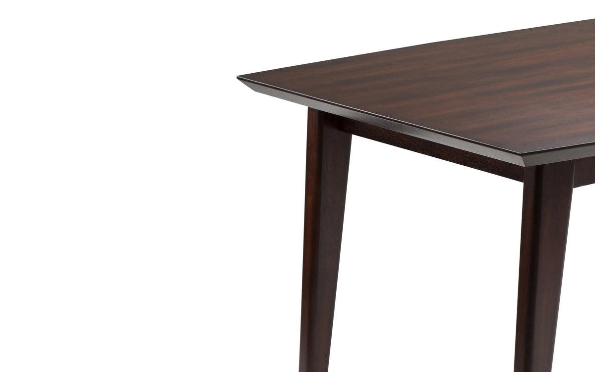Black Vegan Leather | Lowell III 7 Piece Dining Set