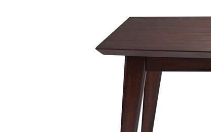 Distressed Brown Distressed Vegan Leather | Marana / Draper 7-Piece Dining Set