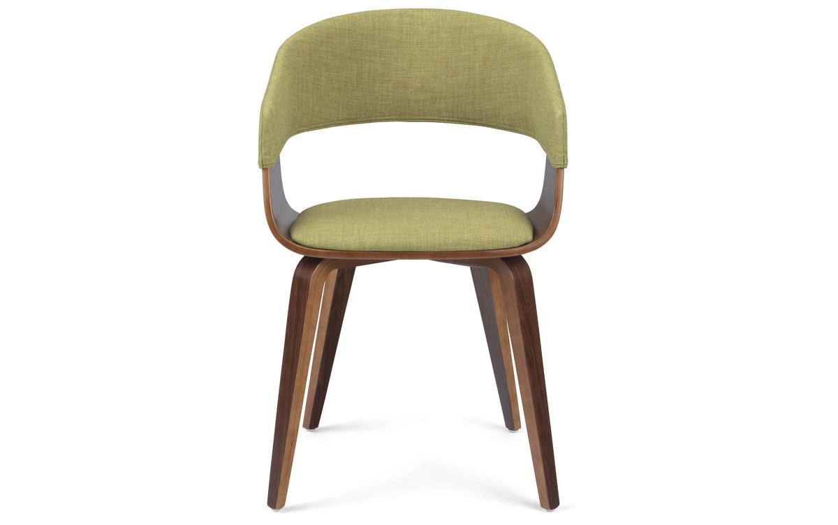 Acid Green Linen Style Fabric | Lowell III 7 Piece Dining Set