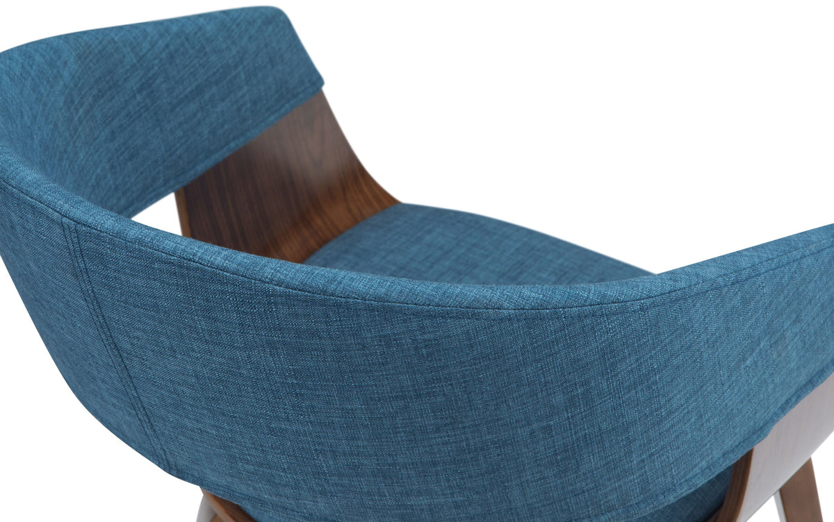 Blue Linen Style Fabric | Lowell III 7 Piece Dining Set