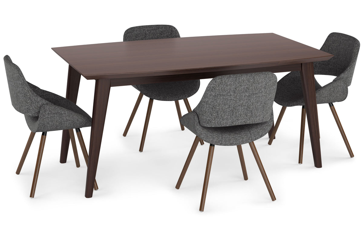 Grey | Malden / Draper 5 Pc Dining Set