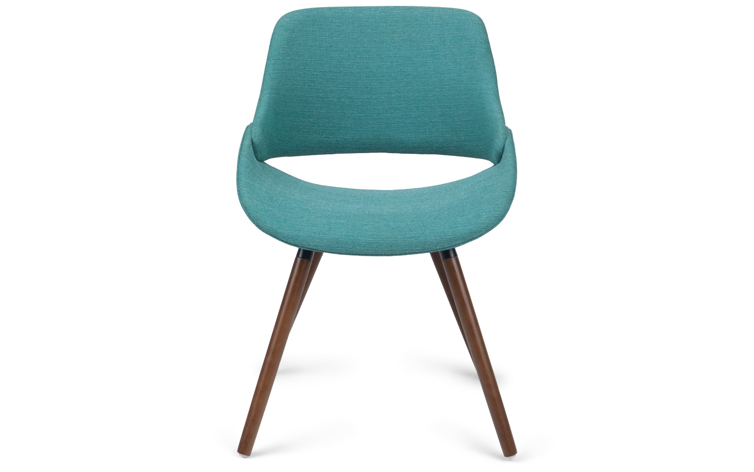 Turquoise Blue Without Woodback | Malden V 7 Piece Dining Set