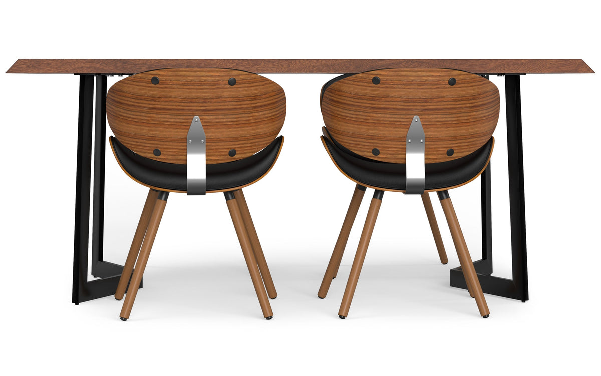 Black/Dark Brown | Marana / Watkins 5-Piece Dining Set