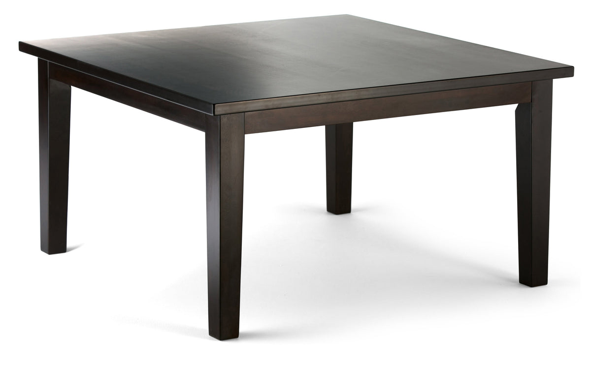 Tanners Brown/Java Brown Vegan Leather | Acadian 9 Piece Dining Set