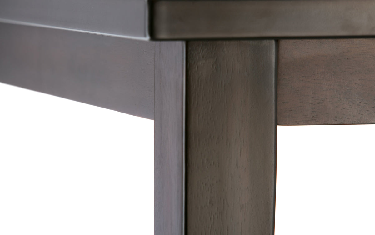 Tanners Brown/Java Brown Vegan Leather | Acadian 9 Piece Dining Set