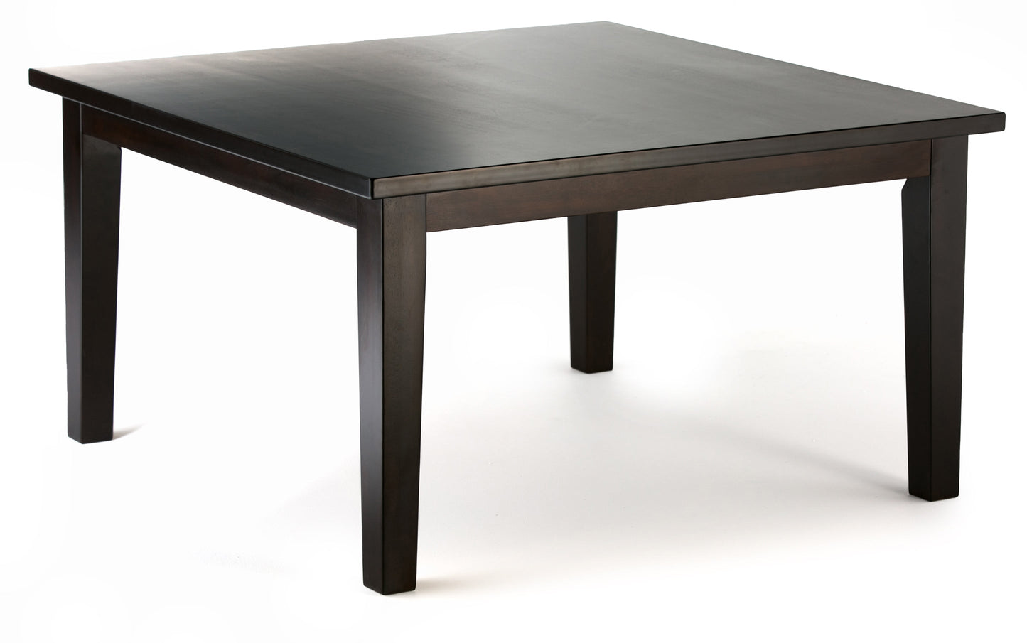 Distressed Black/Java Brown Distressed Vegan Leather | Acadian 9 Piece Dining Set