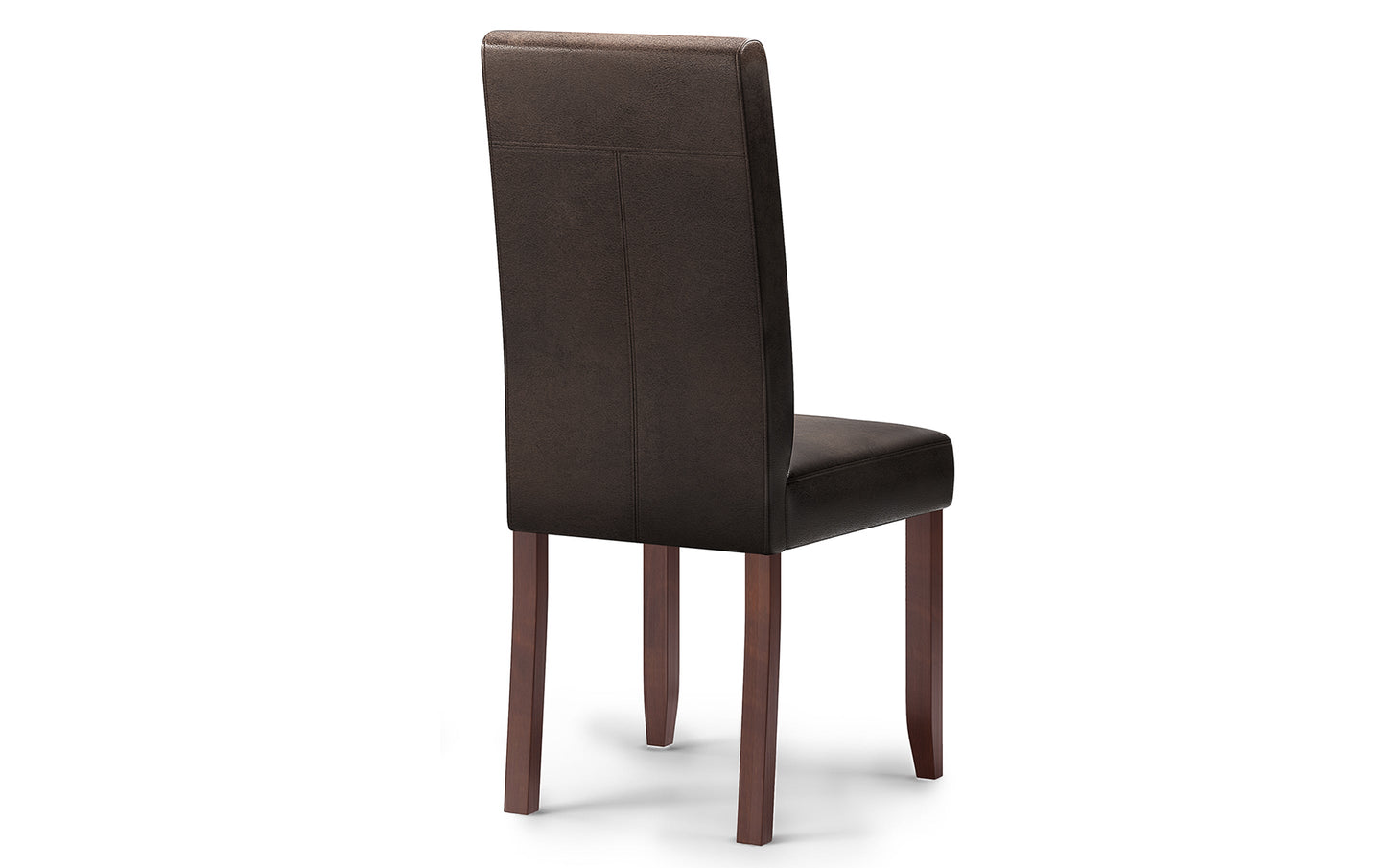 Distressed Brown/Java Brown Distressed Vegan Leather | Acadian 9 Piece Dining Set