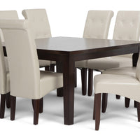 Satin Cream/Java Brown
