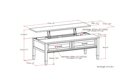 Ela Lift Top Coffee Table
