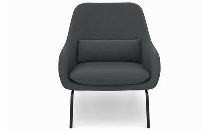 Steel Grey Woven Fabric | Elmont Accent Chair