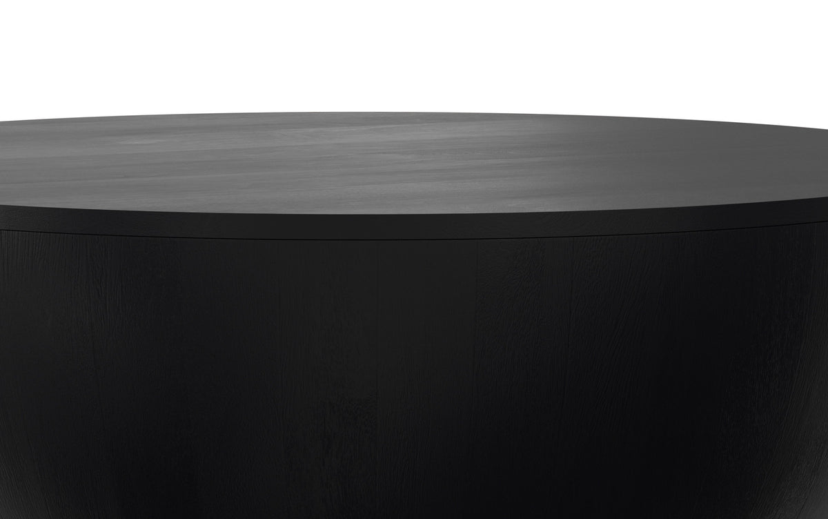 Black | Elmbrook Drum Coffee Table