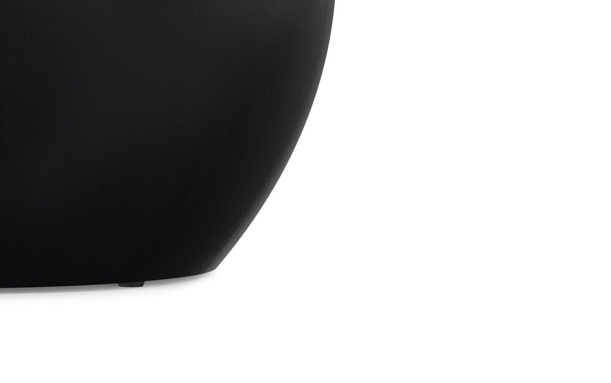 Black | Elmbrook Drum Coffee Table