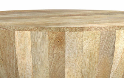 Refined Natural | Elmbrook Drum Coffee Table