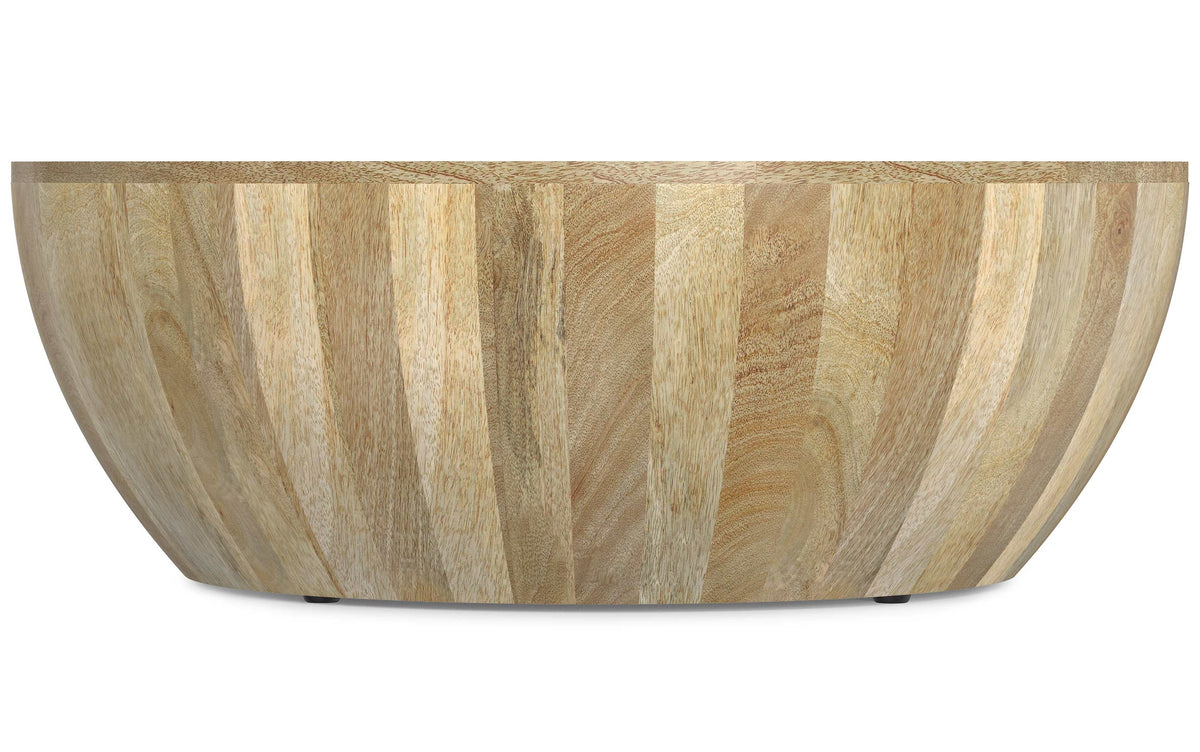 Refined Natural | Elmbrook Drum Coffee Table