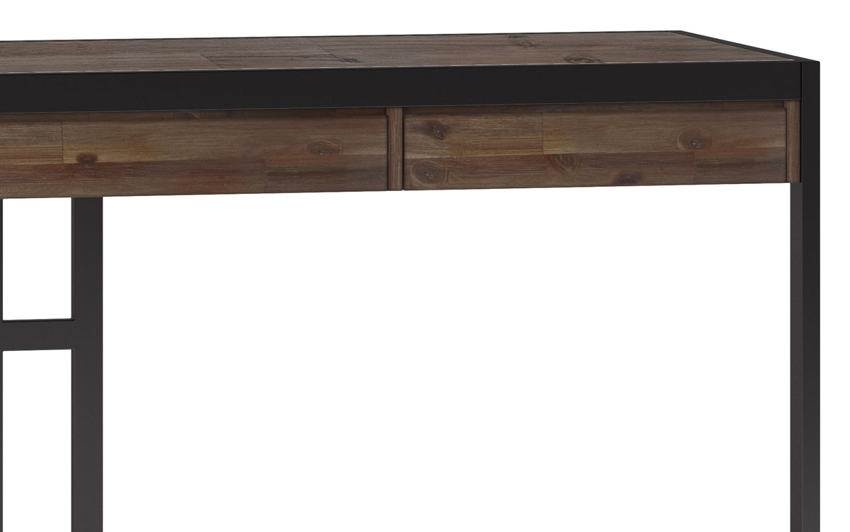 Rustic Natural Aged Brown | Erina Large Desk