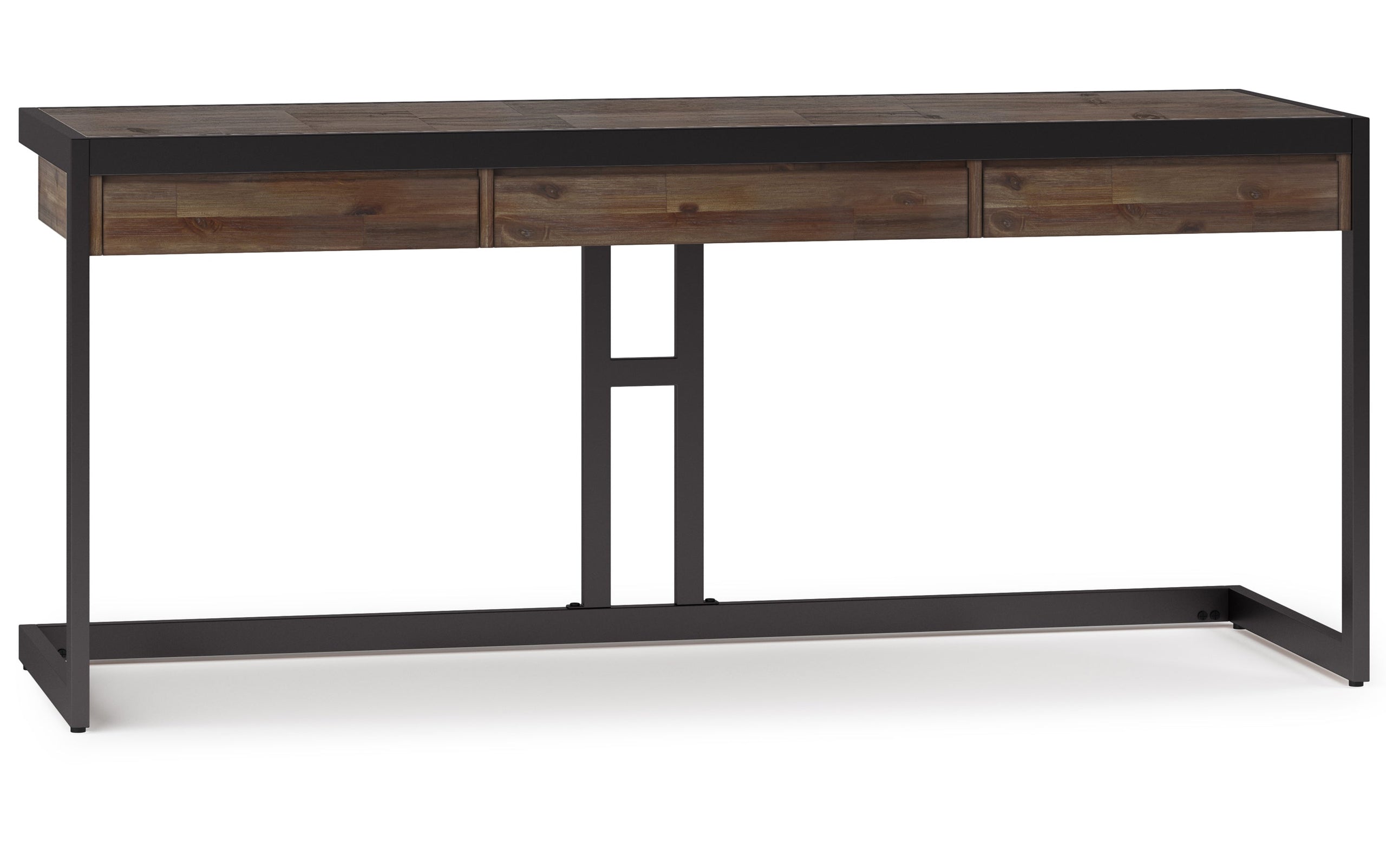 Rustic Natural Aged Brown | Erina Large Desk