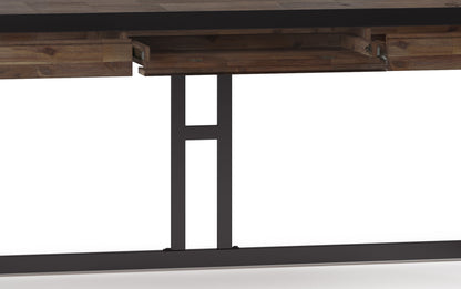 Rustic Natural Aged Brown | Erina Large Desk