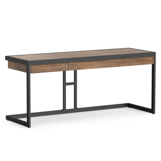 Rustic Natural Aged Brown | Erina Large Desk