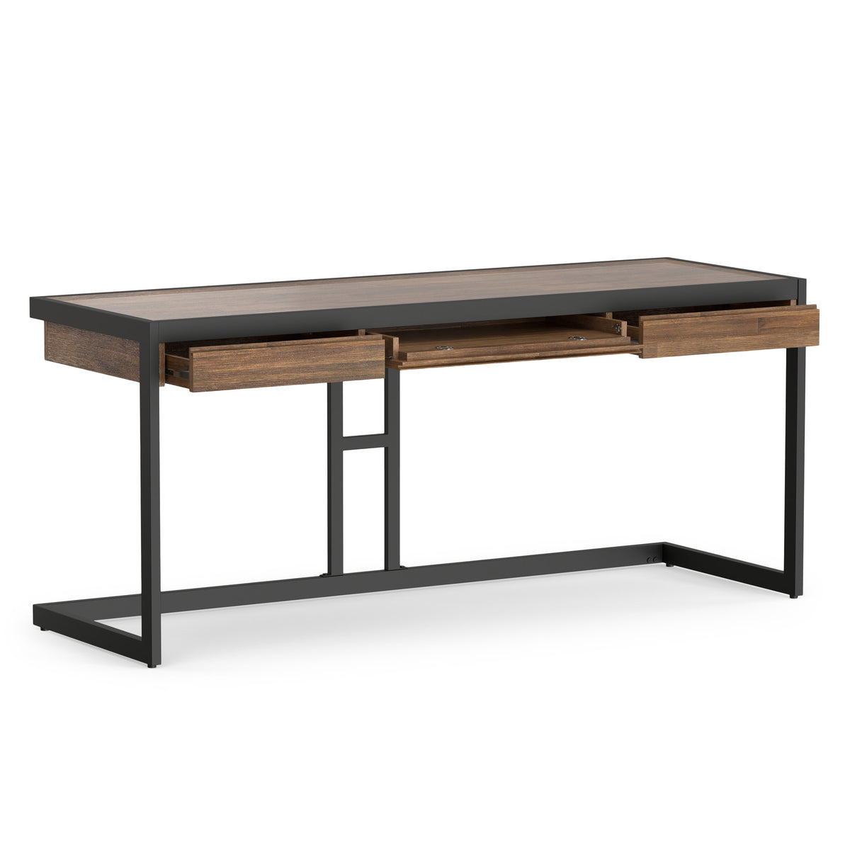 Rustic Natural Aged Brown | Erina Large Desk